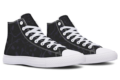 ANTIBrand – The Tumbling Skulls of Darkness High Tops – Black