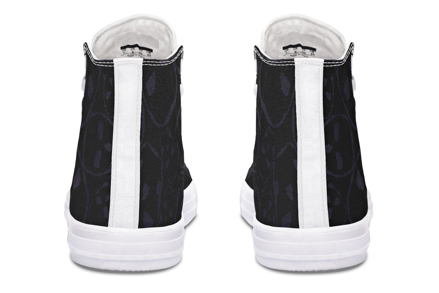 ANTIBrand – The Tumbling Skulls of Darkness High Tops – Black