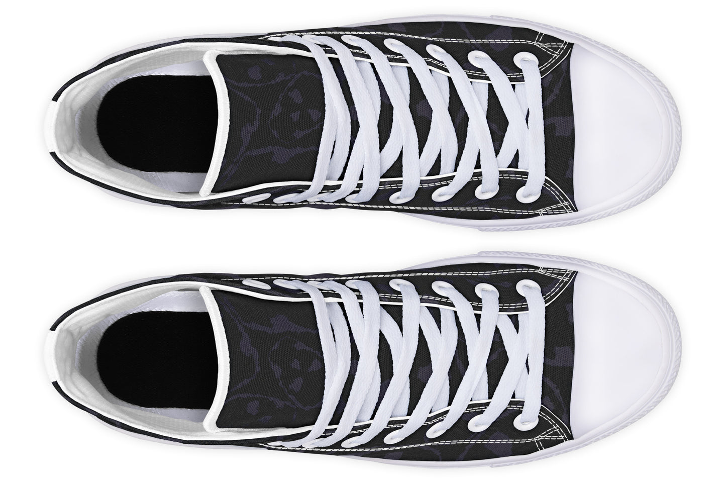 ANTIBrand – The Tumbling Skulls of Darkness High Tops – Black