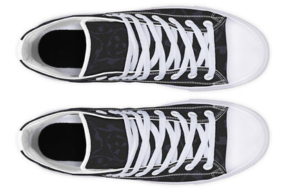 ANTIBrand – The Tumbling Skulls of Darkness High Tops – Black