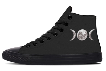 ANTIBrand – Triple Goddess Moon Phases High Tops – Black