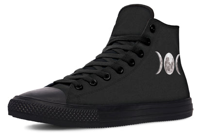ANTIBrand – Triple Goddess Moon Phases High Tops – Black