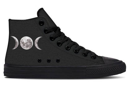 ANTIBrand – Triple Goddess Moon Phases High Tops – Black