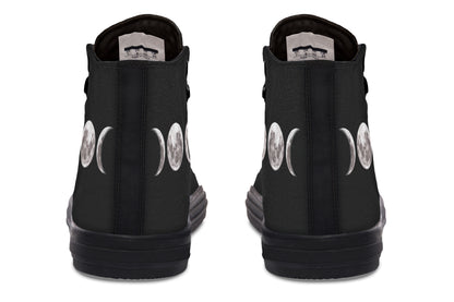 ANTIBrand – Triple Goddess Moon Phases High Tops – Black