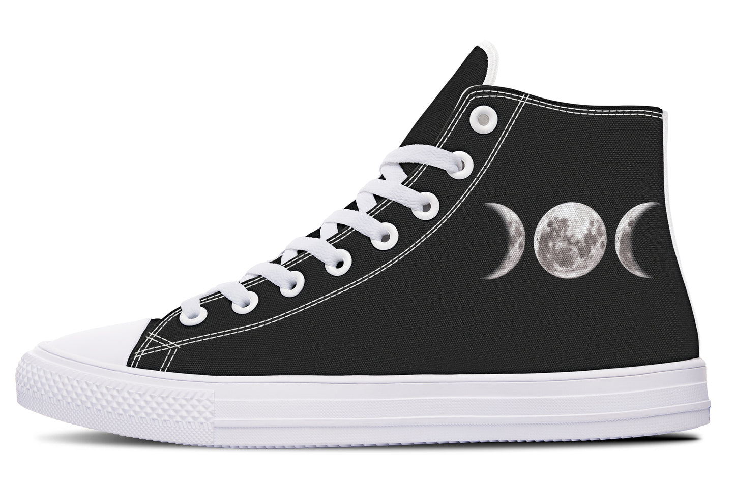 ANTIBrand – Triple Goddess Moon Phases High Tops – Black