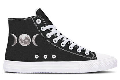 ANTIBrand – Triple Goddess Moon Phases High Tops – Black