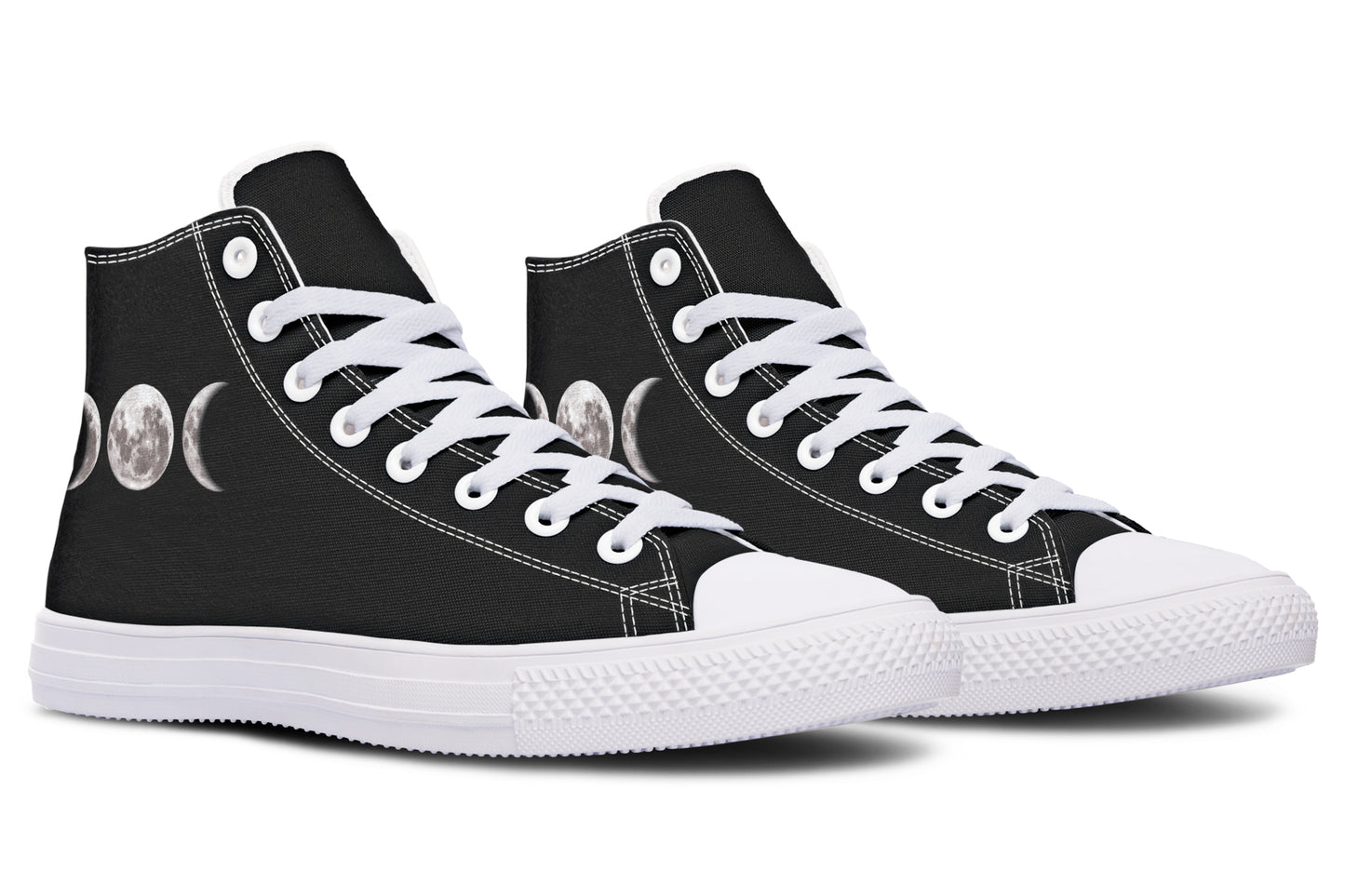 ANTIBrand – Triple Goddess Moon Phases High Tops – Black