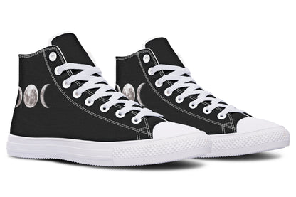 ANTIBrand – Triple Goddess Moon Phases High Tops – Black