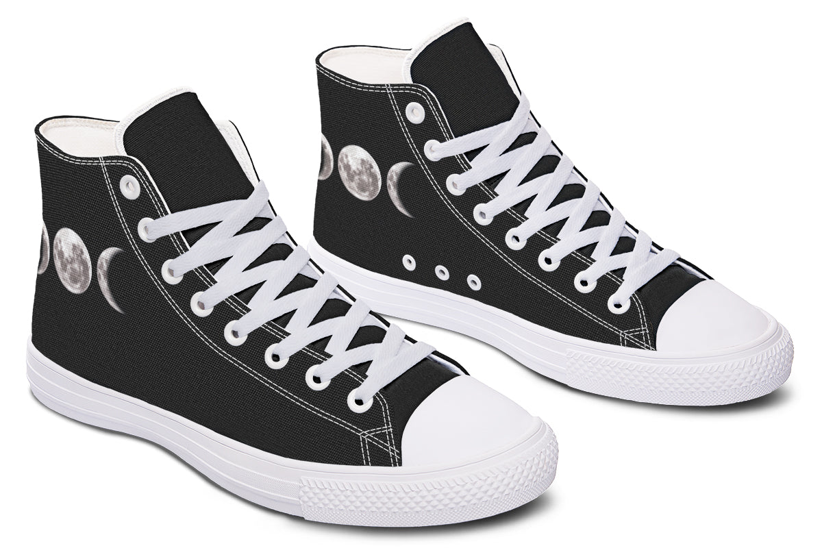 ANTIBrand – Triple Goddess Moon Phases High Tops – Black