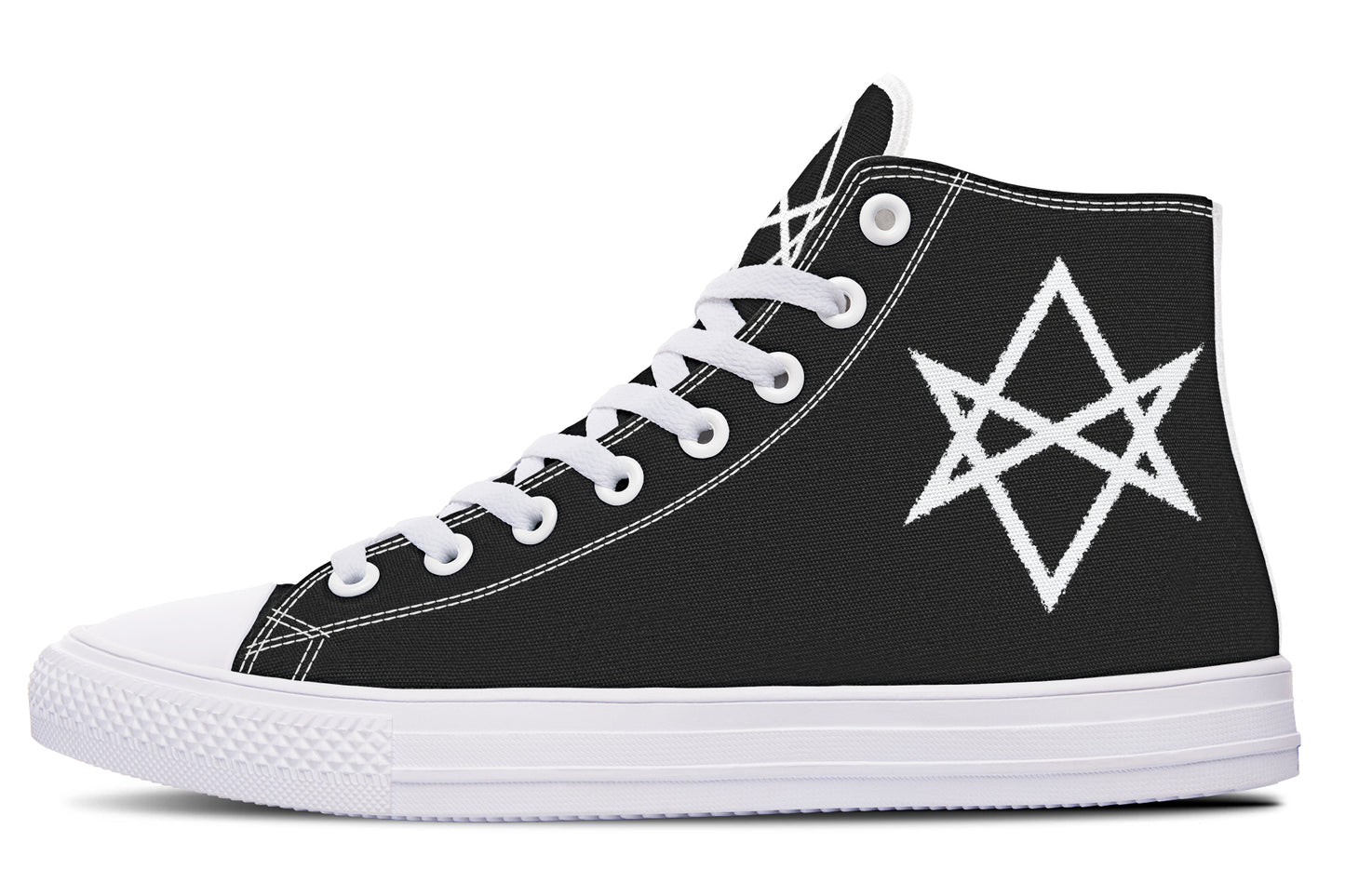 ANTIBrand – Unicursal Hexagram High Tops