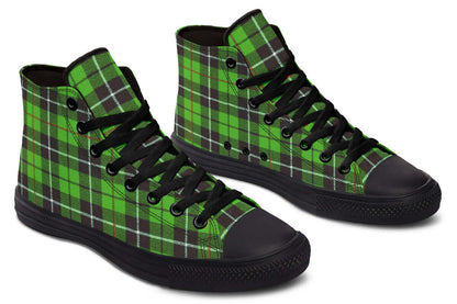 Green Tartan High Tops – ANTIBrand