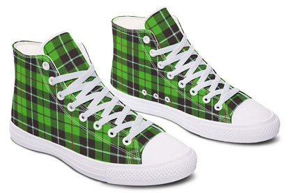 Green Tartan High Tops – ANTIBrand