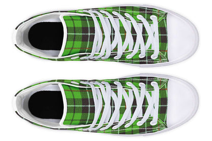 Green Tartan High Tops – ANTIBrand