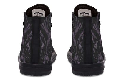 Blackest Roses High-Top Trainers – Gothic Attitude