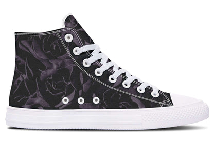 Blackest Roses High-Top Trainers – Gothic Attitude