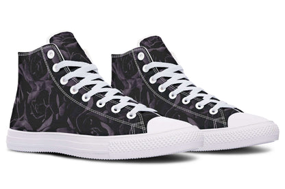 Blackest Roses High-Top Trainers – Gothic Attitude