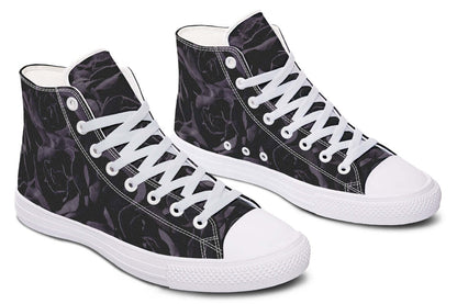 Blackest Roses High-Top Trainers – Gothic Attitude