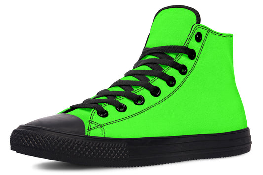ANTIBrand – Neon Green Drama Queen High Tops
