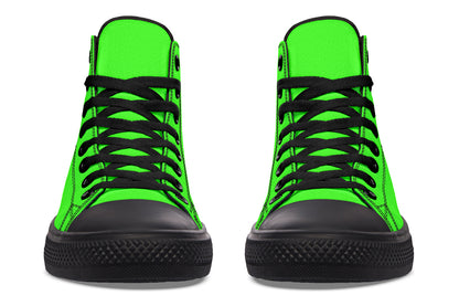 ANTIBrand – Neon Green Drama Queen High Tops
