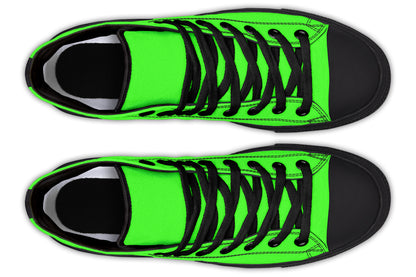 ANTIBrand – Neon Green Drama Queen High Tops