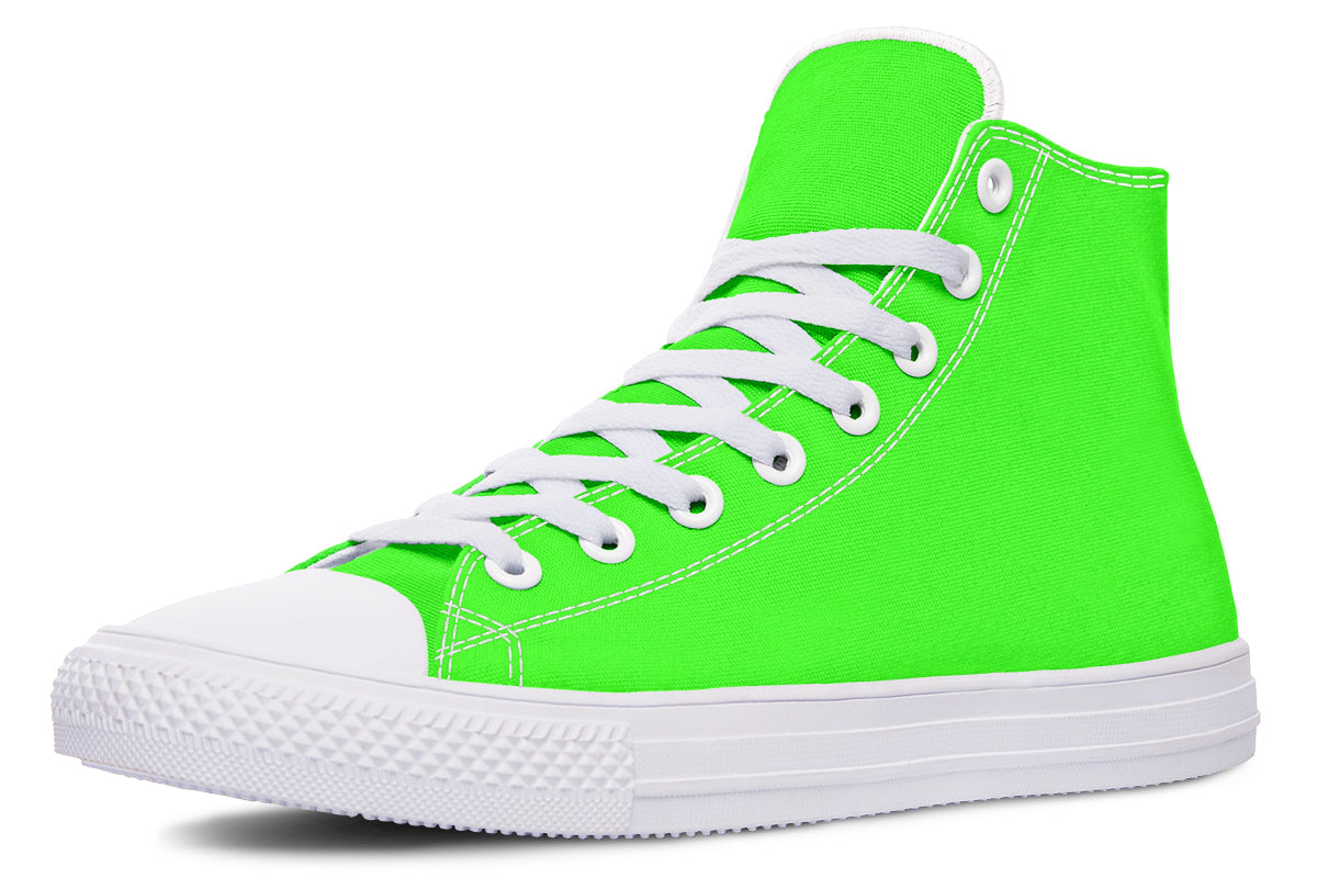 ANTIBrand – Neon Green Drama Queen High Tops