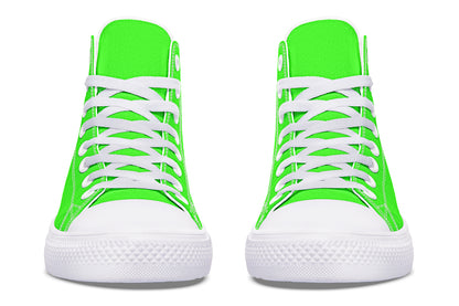 ANTIBrand – Neon Green Drama Queen High Tops