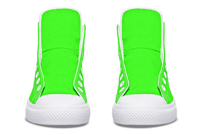 ANTIBrand – Neon Green Drama Queen High Tops