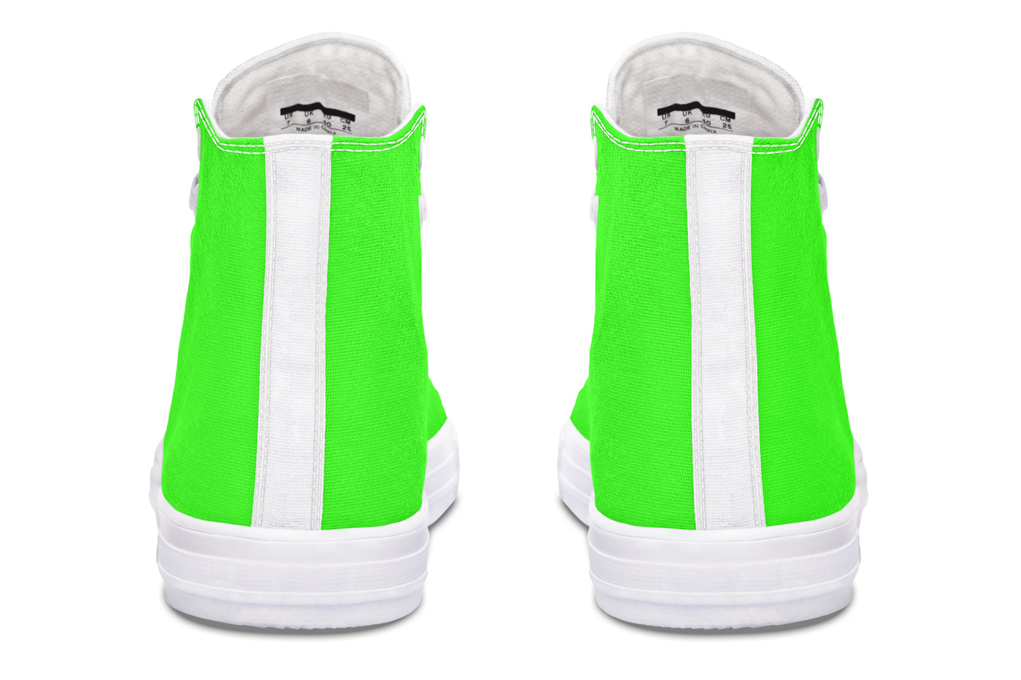 ANTIBrand – Neon Green Drama Queen High Tops