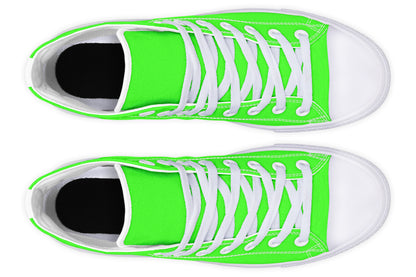 ANTIBrand – Neon Green Drama Queen High Tops
