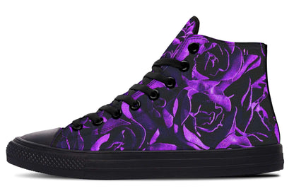 Purple Roses Canvas High Top Trainers | ANTIBrand