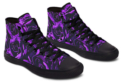 Purple Roses Canvas High Top Trainers | ANTIBrand