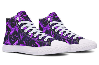 Purple Roses Canvas High Top Trainers | ANTIBrand