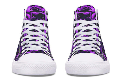 Purple Roses Canvas High Top Trainers | ANTIBrand