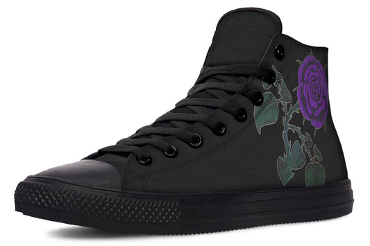 ANTIBrand – Rose Painting Purple High Tops