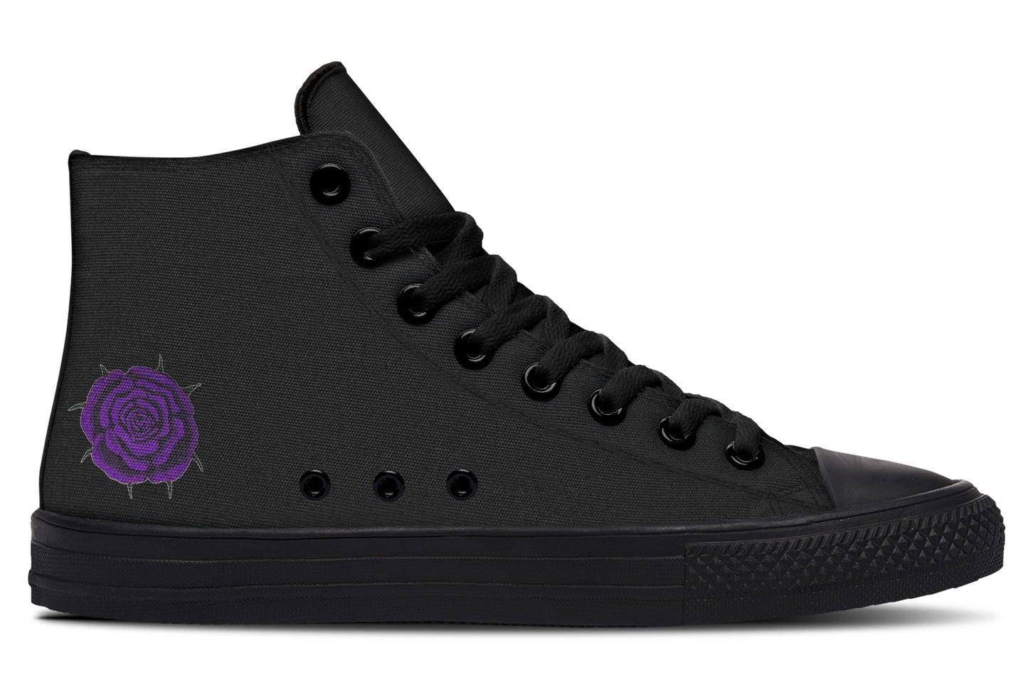 ANTIBrand – Rose Painting Purple High Tops