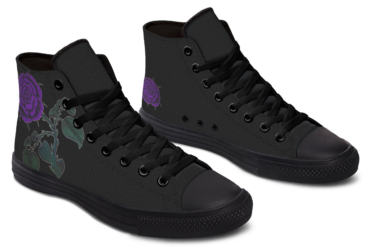 ANTIBrand – Rose Painting Purple High Tops