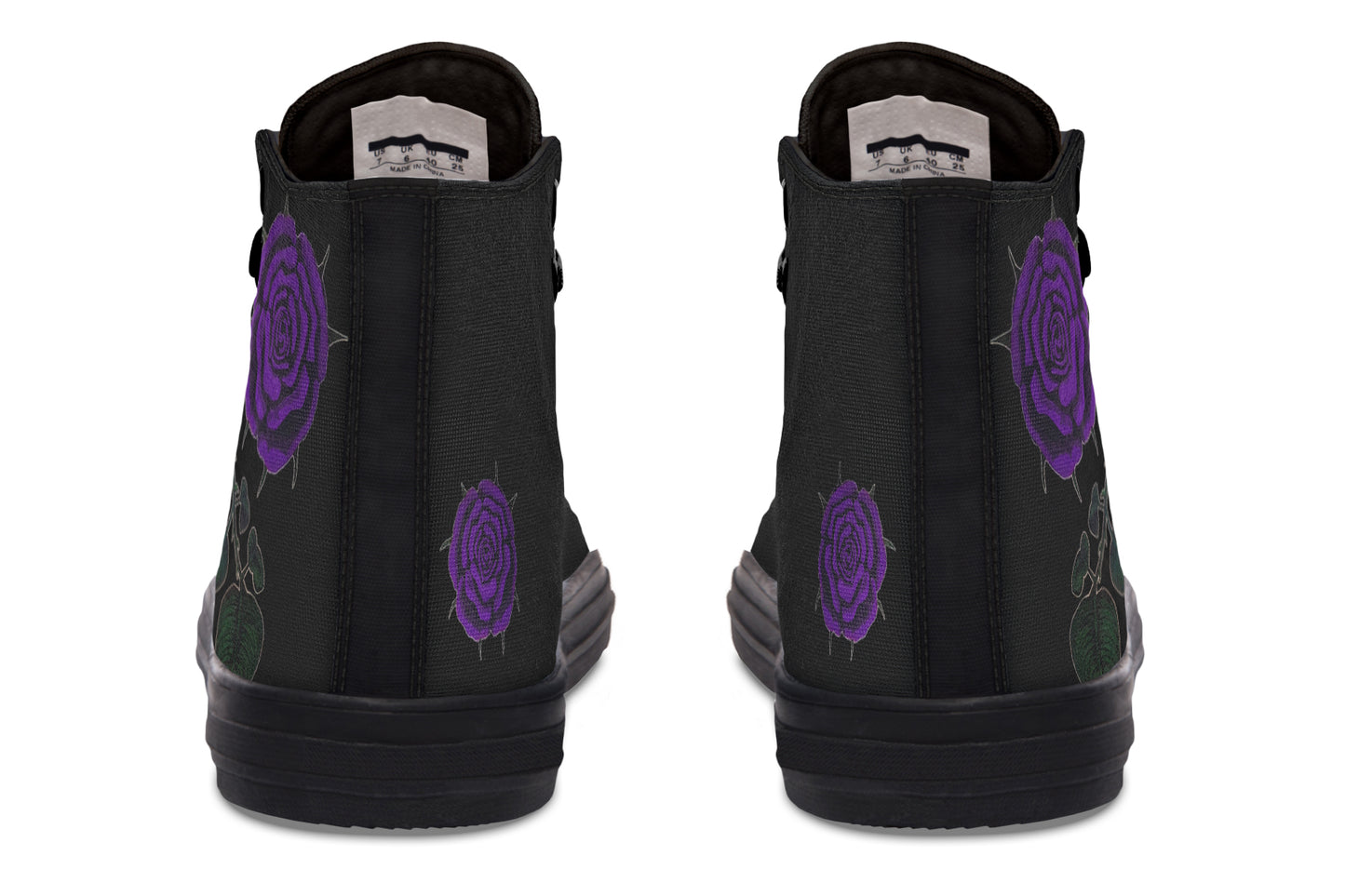 ANTIBrand – Rose Painting Purple High Tops