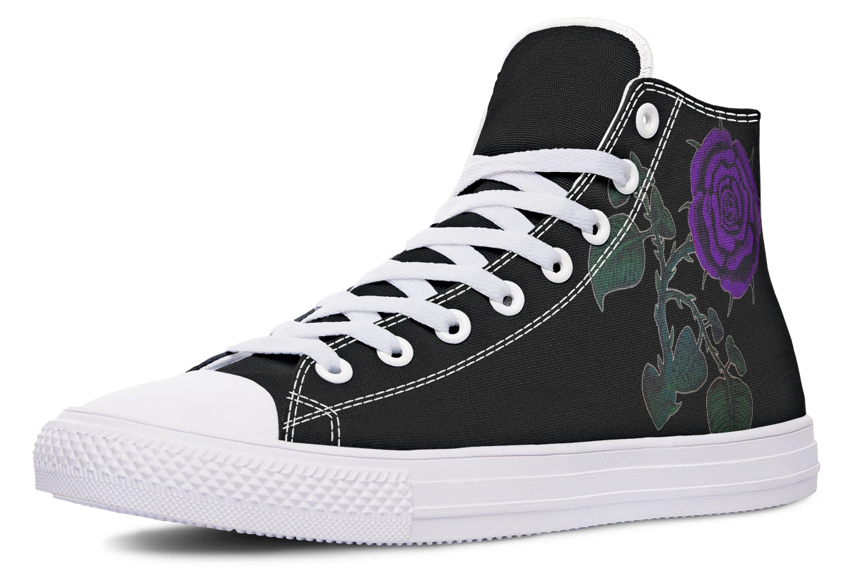 ANTIBrand – Rose Painting Purple High Tops