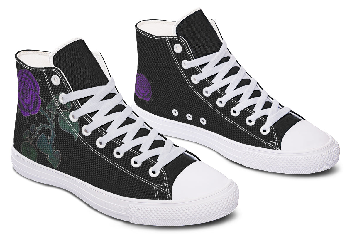 ANTIBrand – Rose Painting Purple High Tops