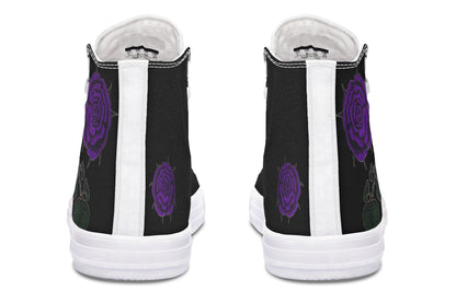 ANTIBrand – Rose Painting Purple High Tops