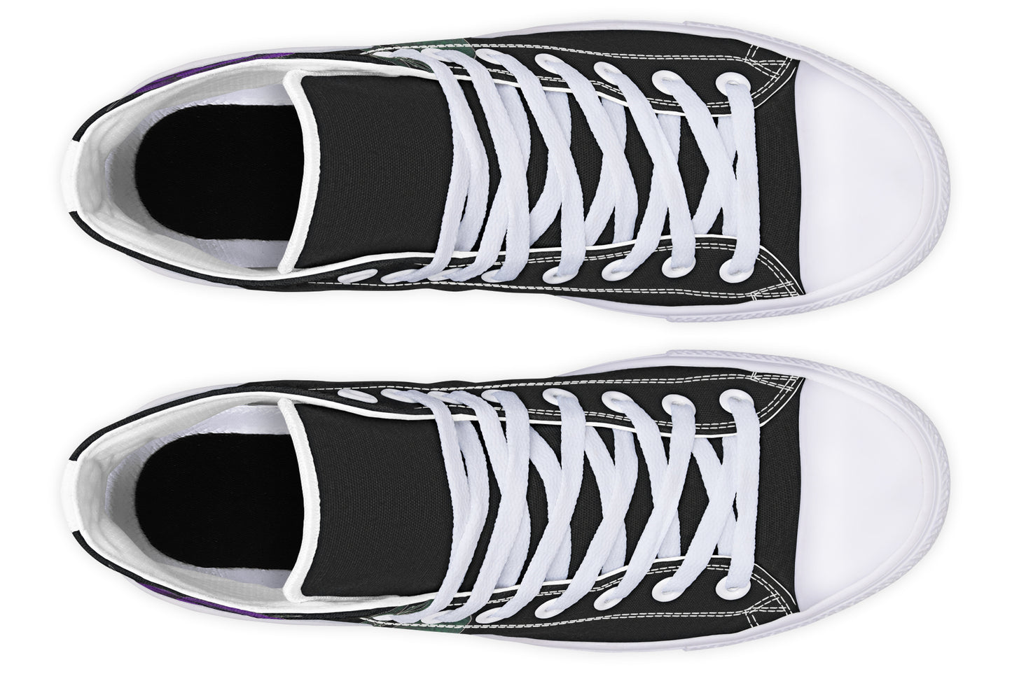 ANTIBrand – Rose Painting Purple High Tops