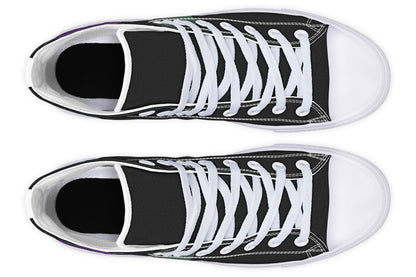 ANTIBrand – Rose Painting Purple High Tops