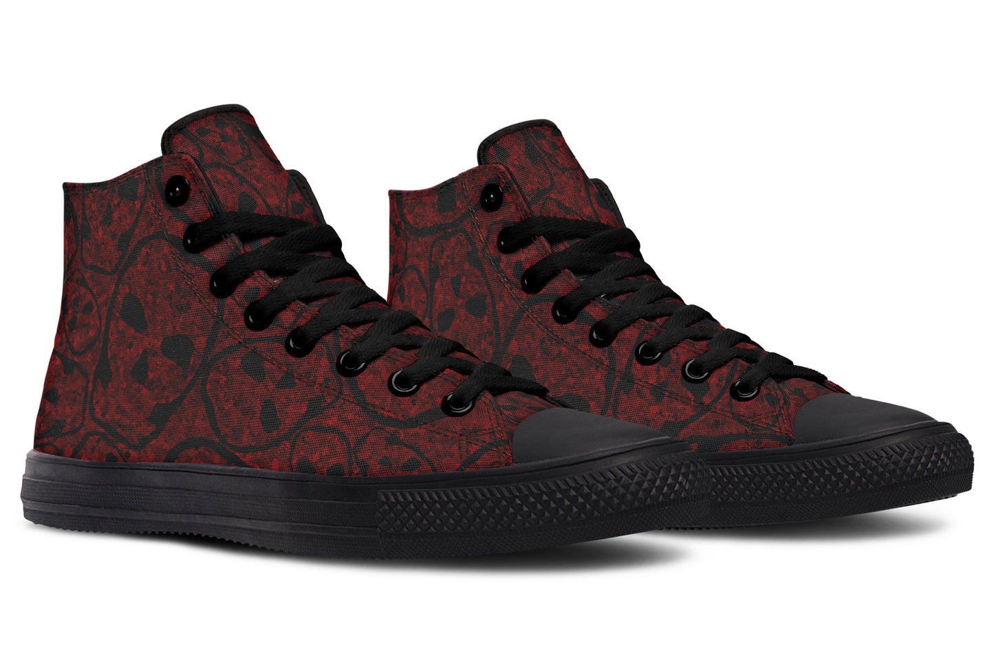 ANTIBrand – Sanguine Haze Skulls High Tops