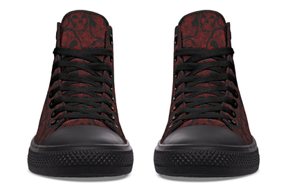 ANTIBrand – Sanguine Haze Skulls High Tops