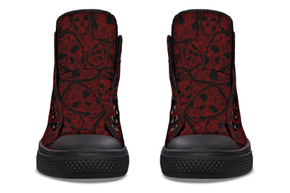 ANTIBrand – Sanguine Haze Skulls High Tops
