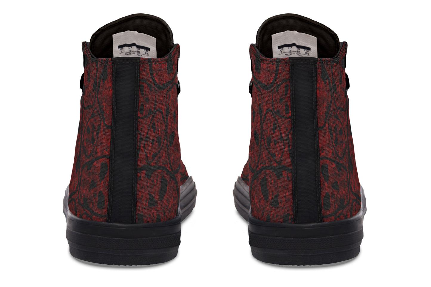 ANTIBrand – Sanguine Haze Skulls High Tops