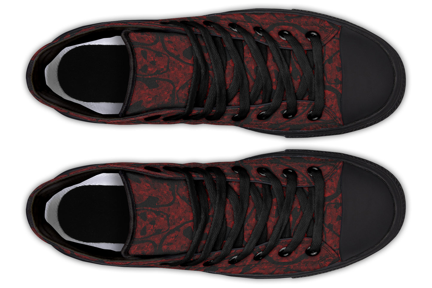 ANTIBrand – Sanguine Haze Skulls High Tops