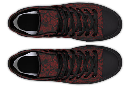 ANTIBrand – Sanguine Haze Skulls High Tops