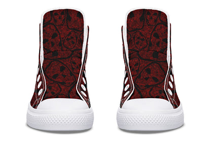 ANTIBrand – Sanguine Haze Skulls High Tops