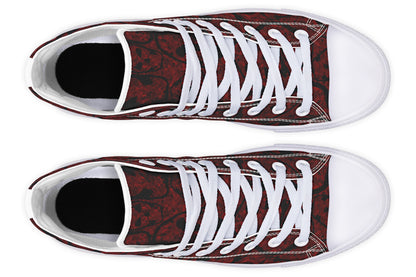 ANTIBrand – Sanguine Haze Skulls High Tops